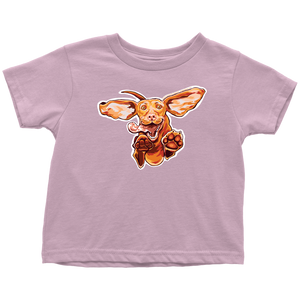 Original Super Vizsla on at Soft Ringspun Cotton Toddler T-Shirt