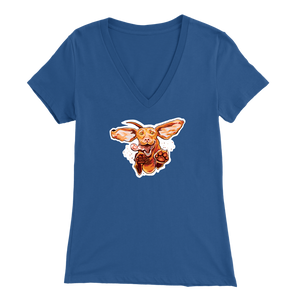 Super Vizsla - Bella Womens V-Neck