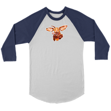 Load image into Gallery viewer, Super Vizsla Canvas Unisex 3/4 Raglan
