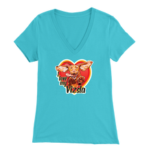 Load image into Gallery viewer, I love my Vizsla - Bella Womens V-Neck
