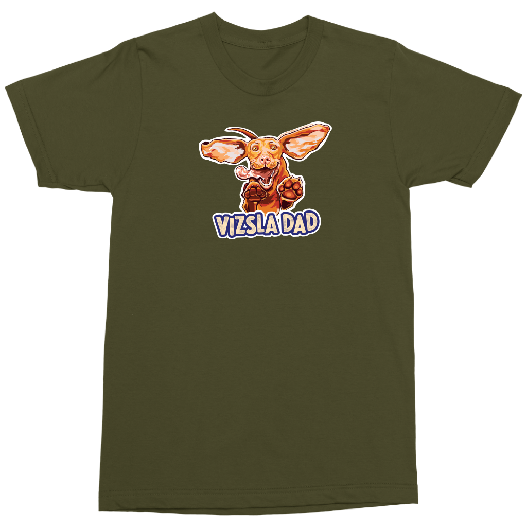 Vizsla Dad - Mens S/S Military Shirt