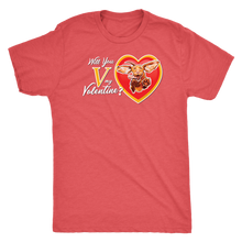 Load image into Gallery viewer, Will You V My Valentine? Super Vizsla Men&#39;s Triblend T-Shirt
