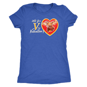 Will You V My Valentine?  Women's Triblend Shirt