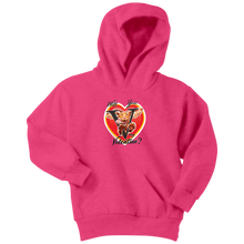Load image into Gallery viewer, Will You V My Valentine? Super Vizsla - Youth Hoodie
