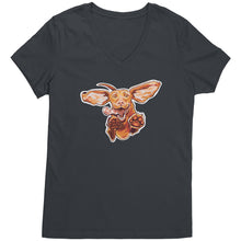 Load image into Gallery viewer, Super Vizsla Womens V-Neck Shirt
