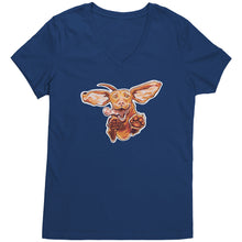 Load image into Gallery viewer, Super Vizsla Womens V-Neck Shirt
