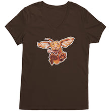 Load image into Gallery viewer, Super Vizsla Womens V-Neck Shirt
