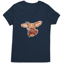Load image into Gallery viewer, Super Vizsla Womens V-Neck Shirt
