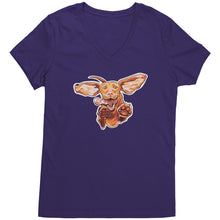 Load image into Gallery viewer, Super Vizsla Womens V-Neck Shirt
