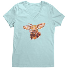 Load image into Gallery viewer, Super Vizsla Womens V-Neck Shirt
