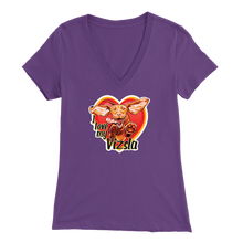 Load image into Gallery viewer, I love my Vizsla - Bella Womens V-Neck
