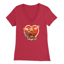 Load image into Gallery viewer, I love my Vizsla - Bella Womens V-Neck
