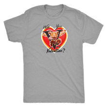 Load image into Gallery viewer, Will You V My Valentine? Super Vizsla Men&#39;s Triblend
