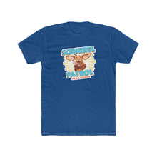 Load image into Gallery viewer, Squirrel Patrol Vizsla Division - Men's Cotton Crew Tee for Vizsla Puppy Dog lovers
