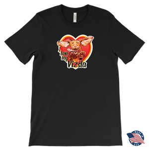 I love my Vizsla - Canvas Mens T-Shirt - Made in the USA