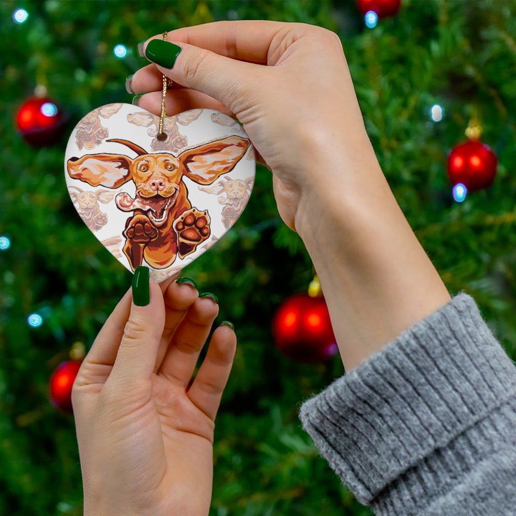 Vizsla Christmas ornament