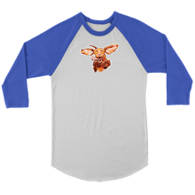 Load image into Gallery viewer, Super Vizsla Canvas Unisex 3/4 Raglan
