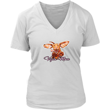 Load image into Gallery viewer, Vizsla Mom - District Womens V-Neck
