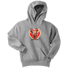 Load image into Gallery viewer, Will You V My Valentine? Super Vizsla - Youth Hoodie
