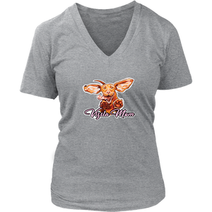 Vizsla Mom - District Womens V-Neck