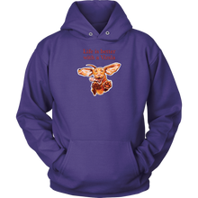 Load image into Gallery viewer, Life is better with a Vizsla Hoodie - Jumping happy Vizsla dog original art on a quality unisex hoodie
