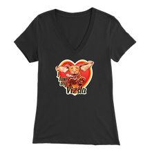 Load image into Gallery viewer, I love my Vizsla - Bella Womens V-Neck
