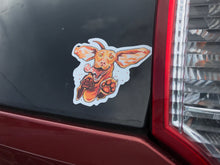 Load image into Gallery viewer, hungarian vizsla dog decal sticker on a car window
