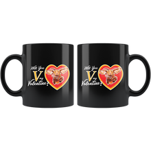 Load image into Gallery viewer, Will You V My Valentine? Super Vizsla 11oz Mug
