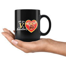 Load image into Gallery viewer, Will You V My Valentine? Super Vizsla 11oz Mug
