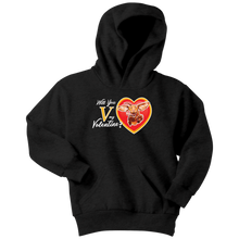 Load image into Gallery viewer, Will You V My Valentine? Youth Hoodie

