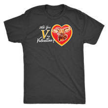 Load image into Gallery viewer, Will You V My Valentine? Super Vizsla Men&#39;s Triblend T-Shirt
