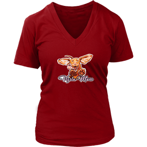 Vizsla Mom - District Womens V-Neck