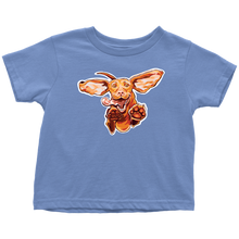 Load image into Gallery viewer, Original Super Vizsla on at Soft Ringspun Cotton Toddler T-Shirt
