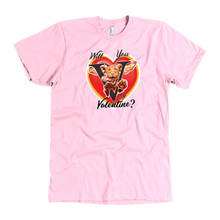 Load image into Gallery viewer, Will You V My Valentine? Super Vizsla Men&#39;s T-Shirt
