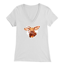 Load image into Gallery viewer, Super Vizsla - Bella Womens V-Neck
