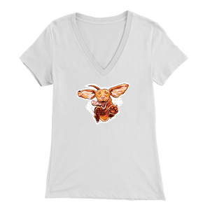 Super Vizsla - Bella Womens V-Neck