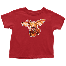 Load image into Gallery viewer, Original Super Vizsla on at Soft Ringspun Cotton Toddler T-Shirt
