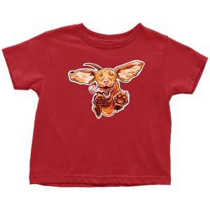 Original Super Vizsla on at Soft Ringspun Cotton Toddler T-Shirt